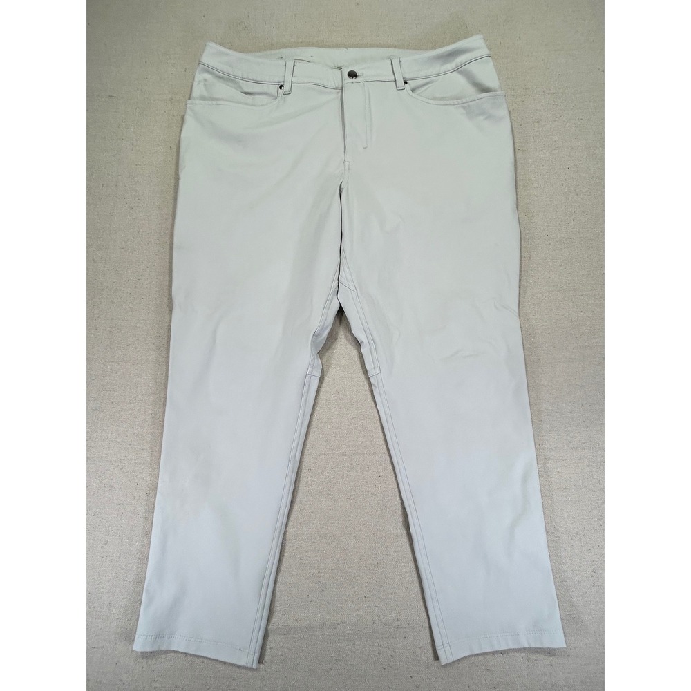 Lululemon Men's 38‎ ABC 5 Pocket Chino Pants Warpstreme Commission Trousers